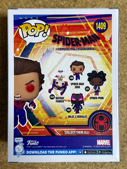 Marvel Funko Pop! - Spider-Man 2099 (Unmasked) #1409 Across The Spider-Verse 2024