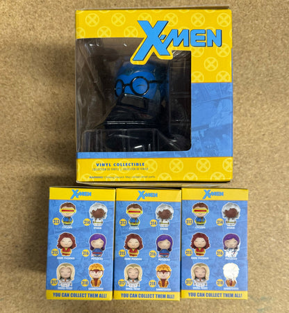 Marvel Funko Dorbz Set - Beast & Blackbird, Cyclops, Storm Emma Frost Lot Of 4