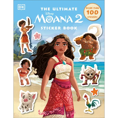 Disney Paperback Book - Moana 2 Ultimate Sticker Book