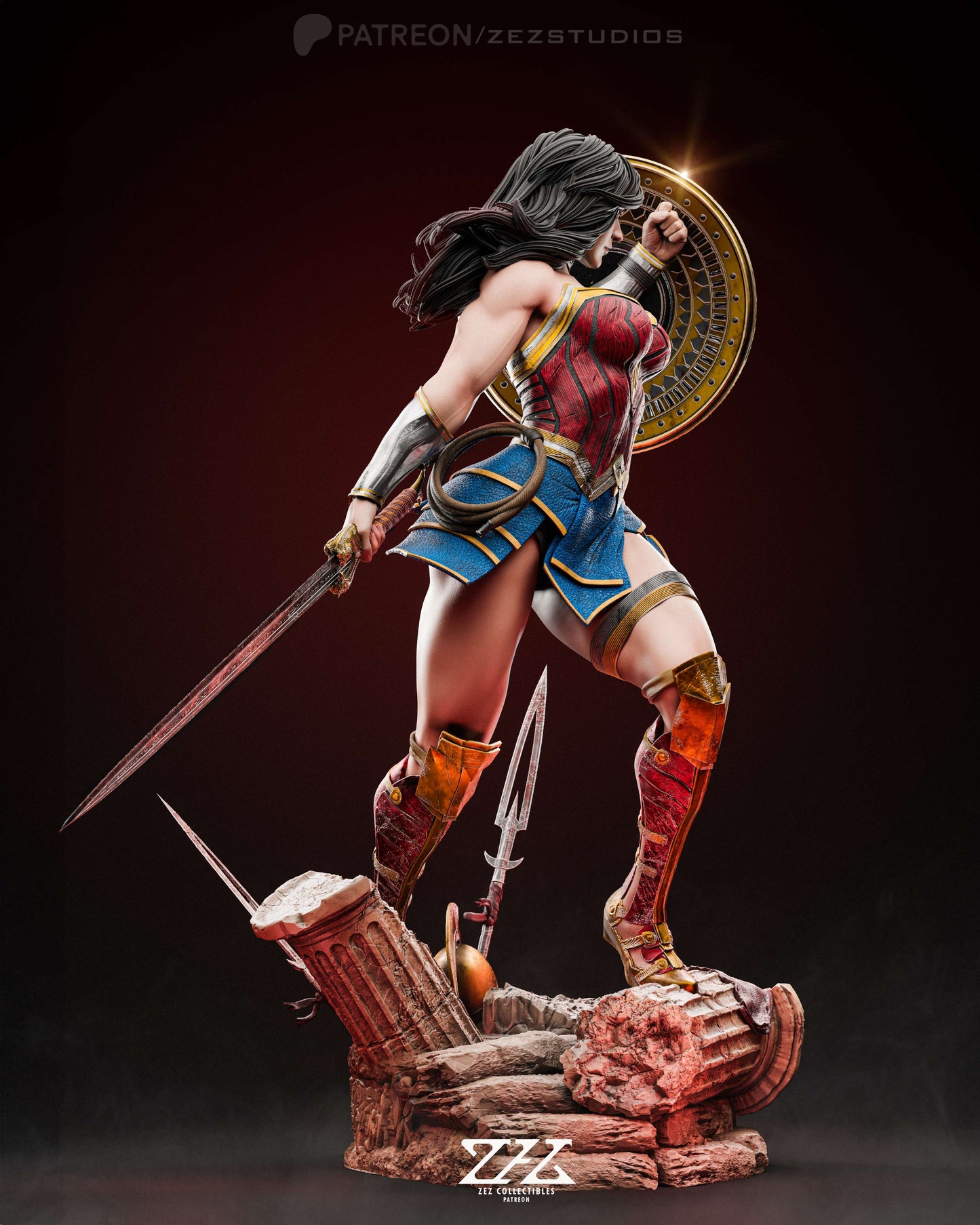 DC Comics Statue - Wonder Woman (1:4 Scale & Bust)