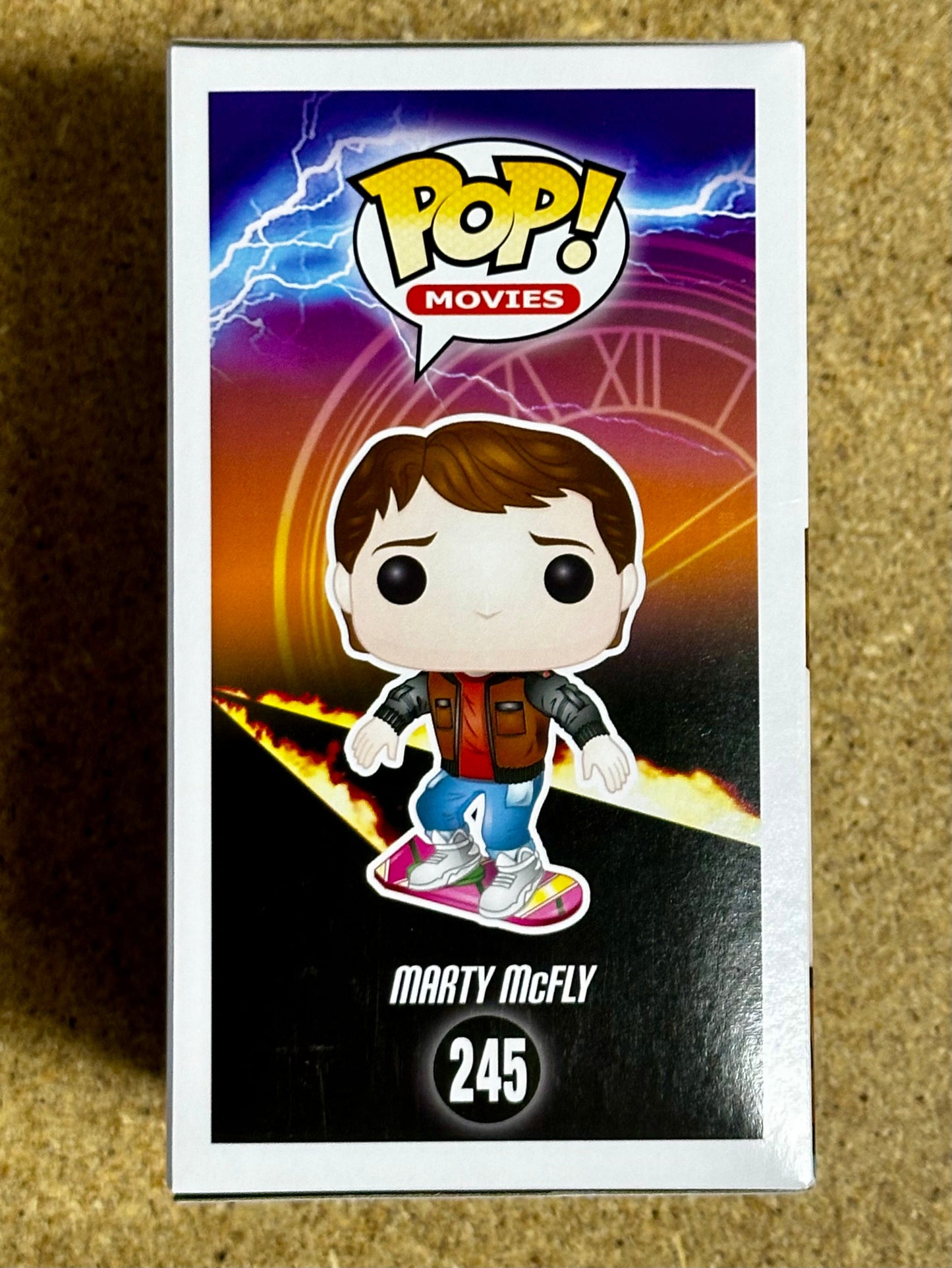 Movies Funko Pop! - Marty McFly On Hoverboard #245 Back to the Future 2015 Vaulted Exclusive