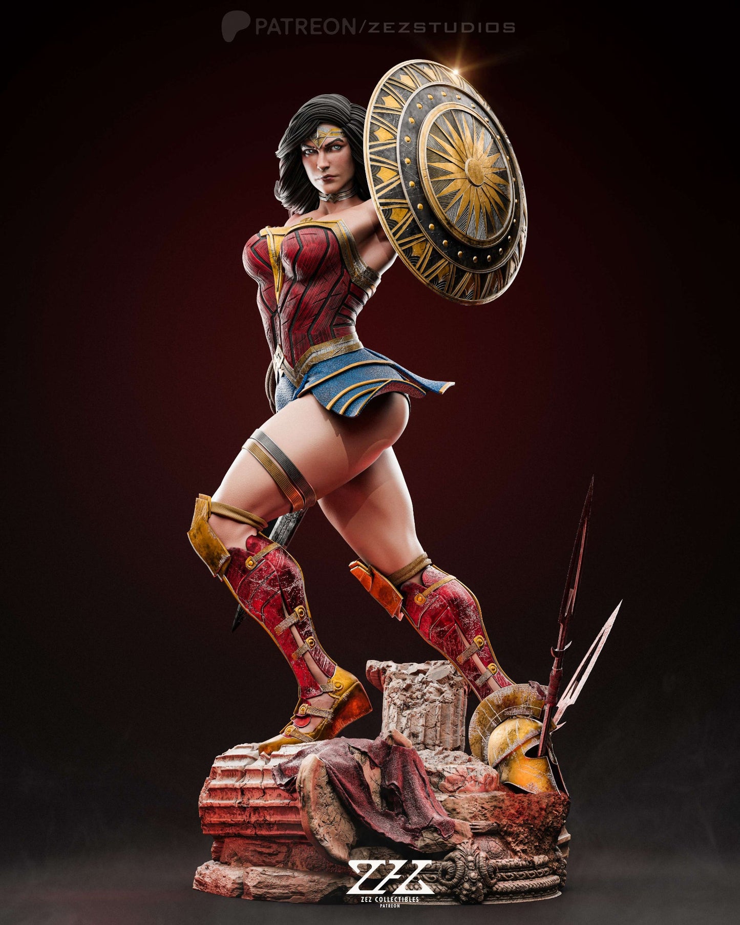 DC Comics Statue - Wonder Woman (1:4 Scale & Bust)