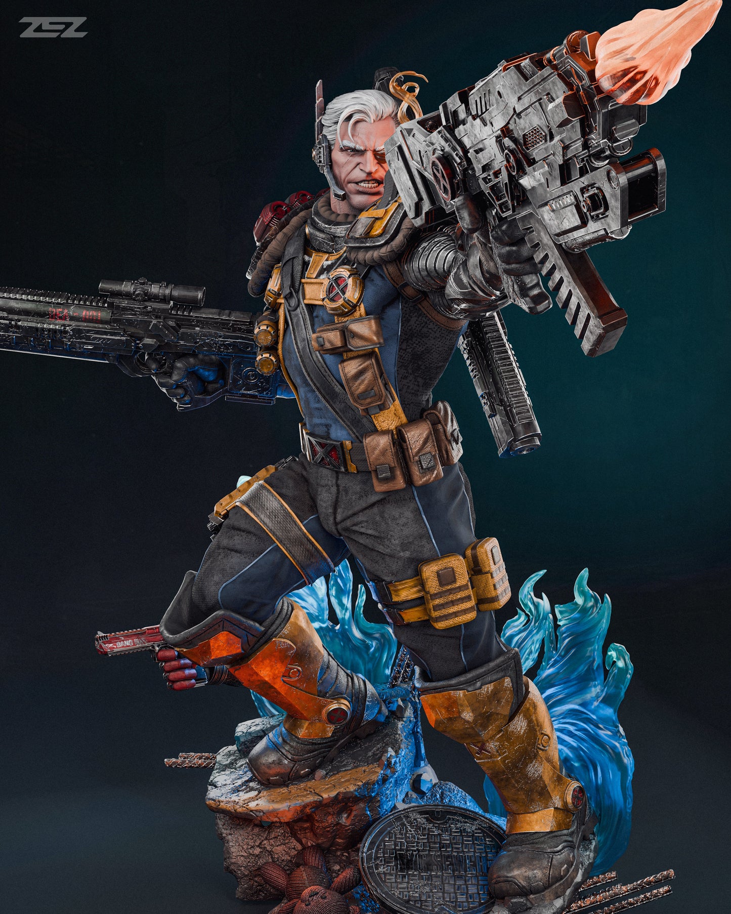 Marvel Comics Statue - Cable (1:6 Scale)