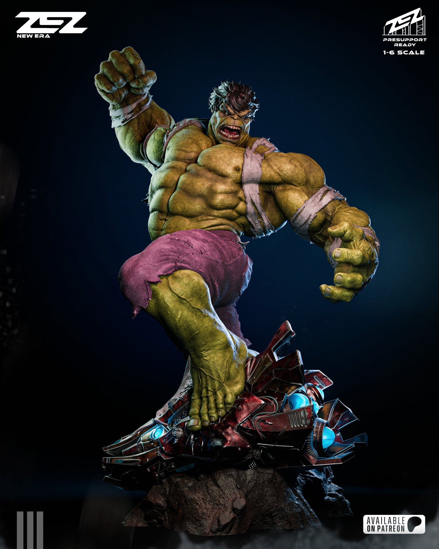 Marvel Comics Statue - The Hulk (1:6 Scale & Bust)