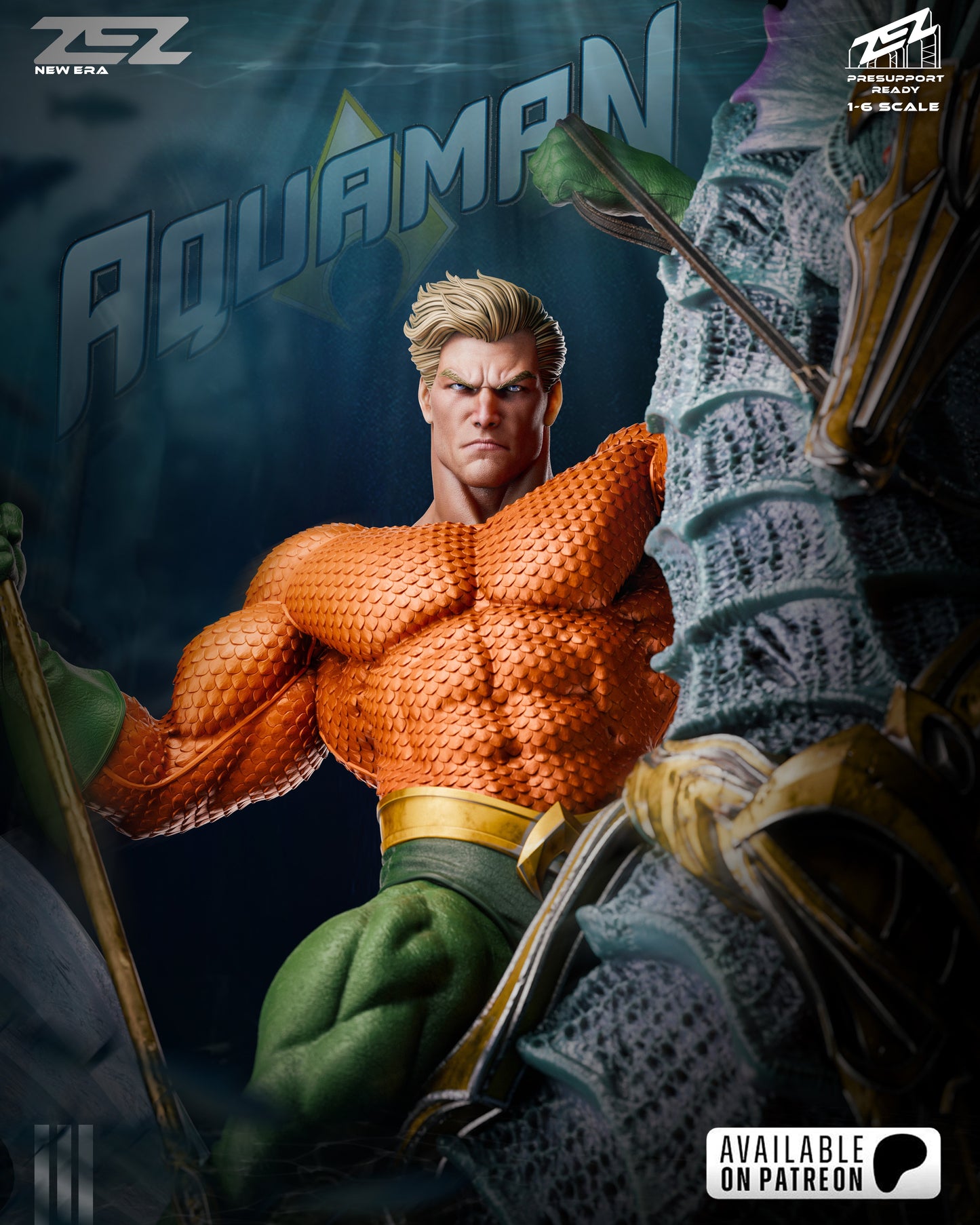 DC Comics Statue - Aquaman (1:6 Scale & Bust)
