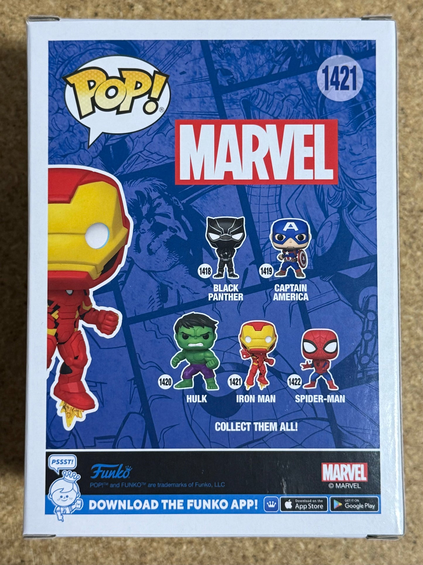 Marvel Funko Pop! - Iron Man #1421 Marvel Comics New Classics 2024