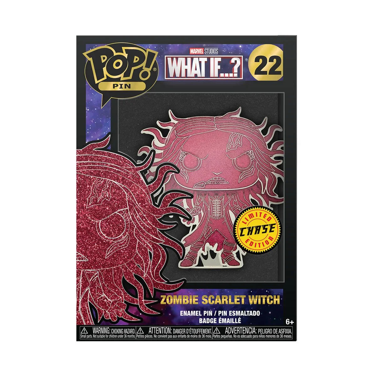 Marvel Funko Enamel Pin - Zombie Scarlet Witch (Glow-in-the-Dark)