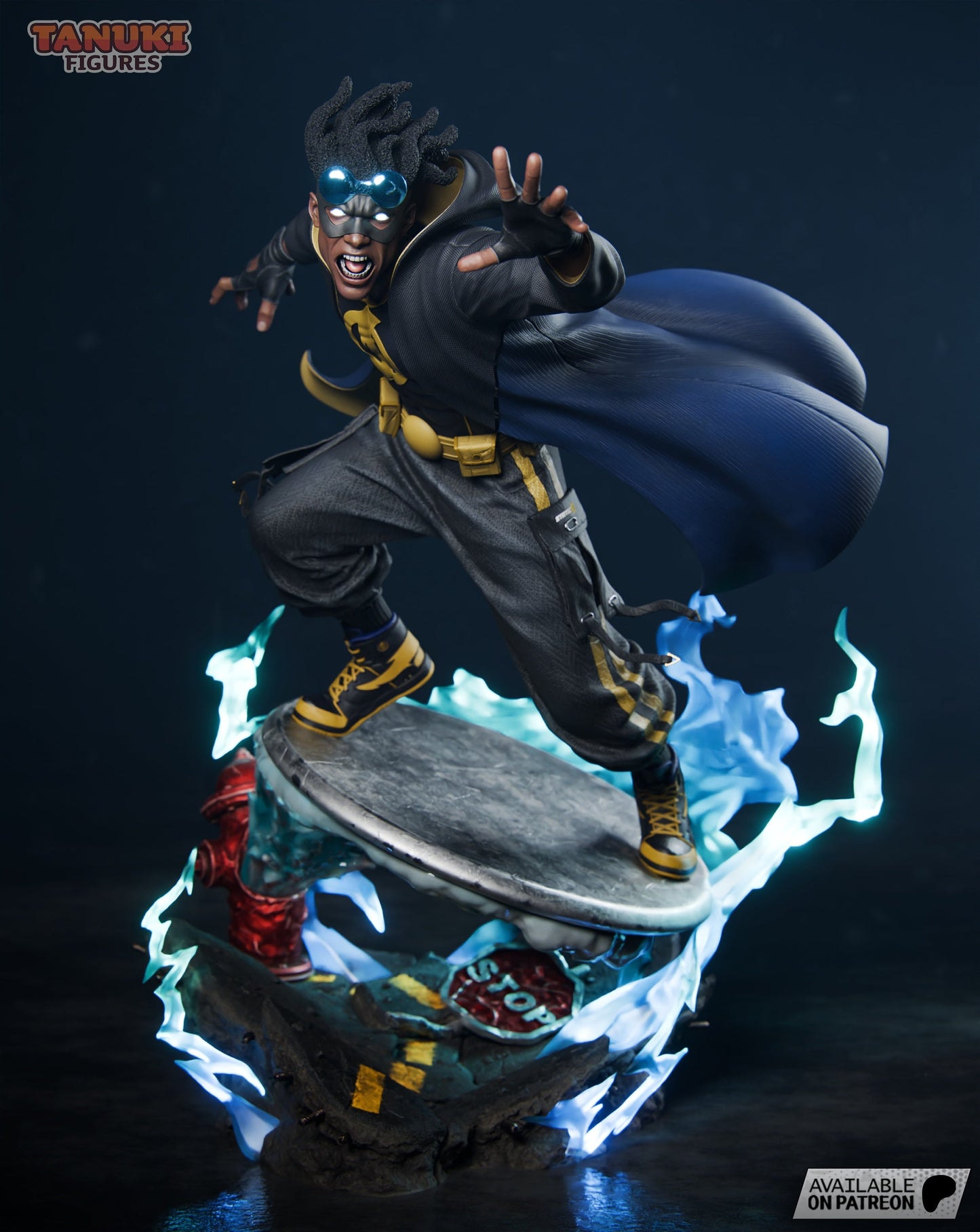 DC Comics Statue - Static Shock (1:6 Scale & Bust)