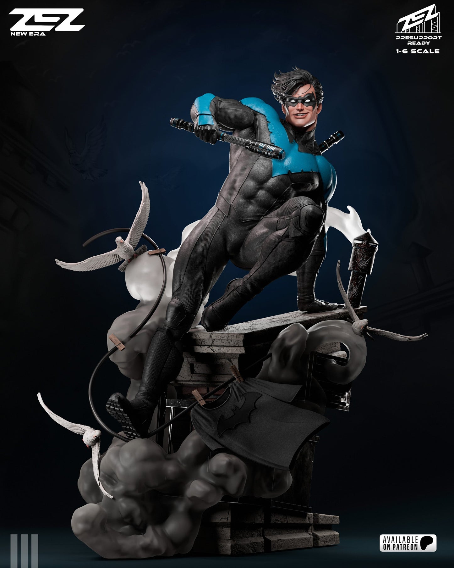 DC Comics Statue - Nightwing (1:6 Scale & Bust)