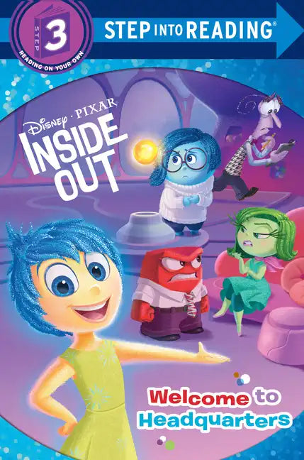 Disney Paperback Book - Welcome to Headquarters (Inside Out)