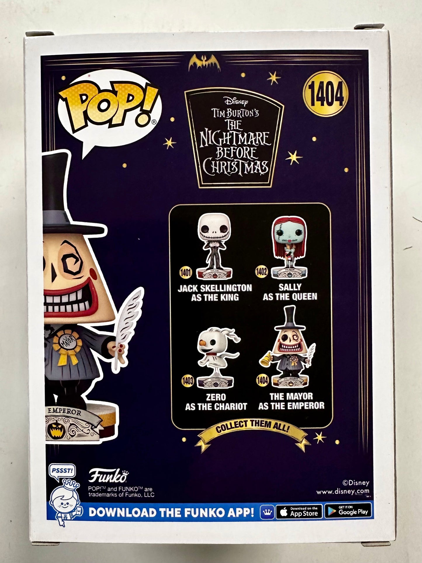 Disney Funko Pop! - Mayor As The Emperor #1404 Nightmare Christmas 2023 Exclusive