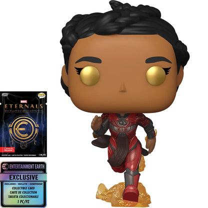 Marvel Funko Pop! - Eternals - Makkari with Collectible Card - Entertainment Earth Exclusive