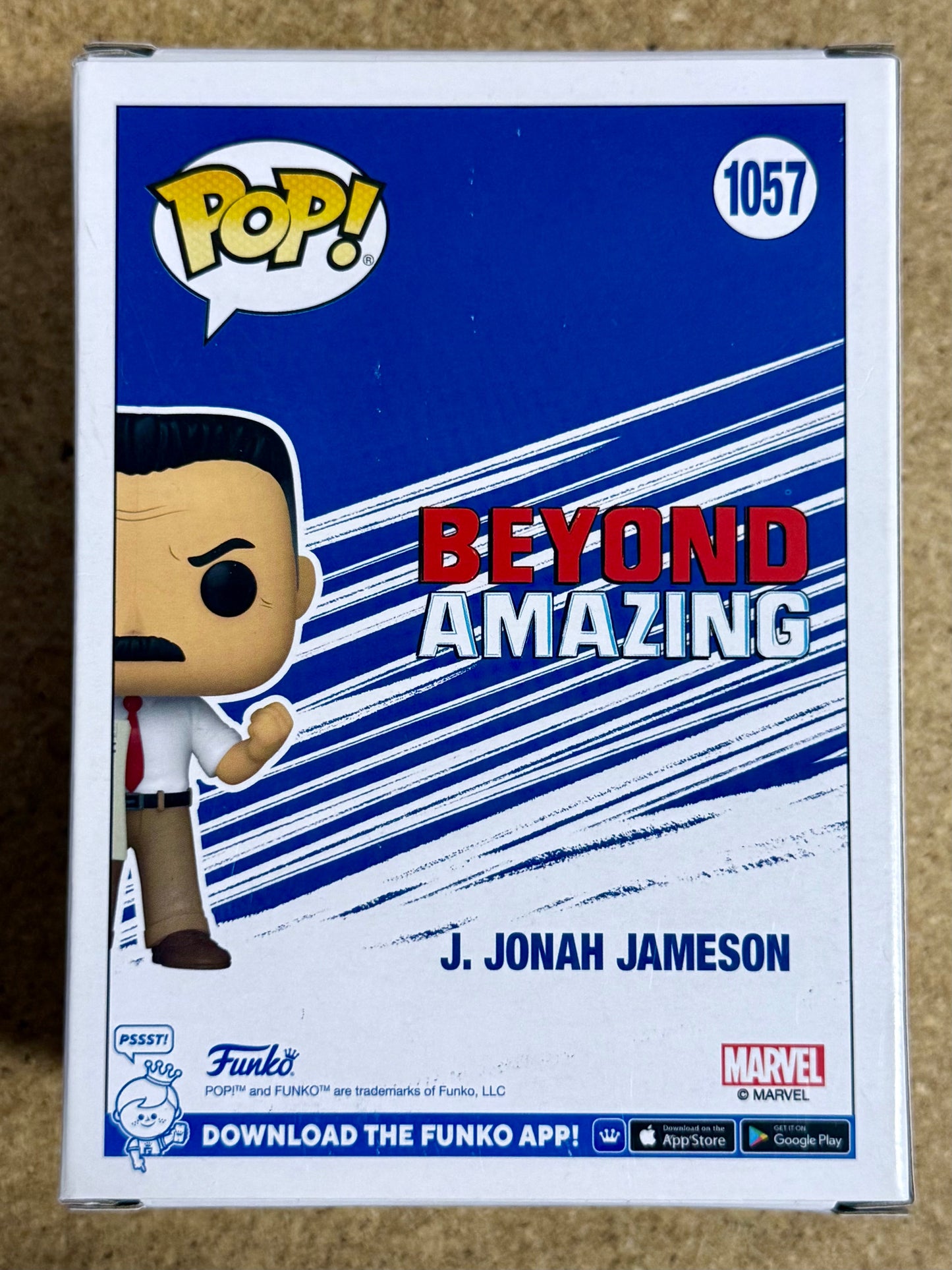 Marvel Funko Pop! - J. Jonah Jameson W/ Newspaper Spider-Man #1057 EE Exclusive