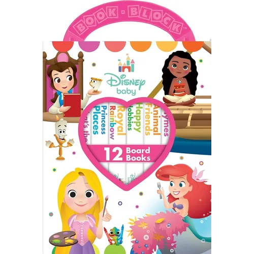 Disney Princess Board Book Set - Disney Baby: 12 Board Books