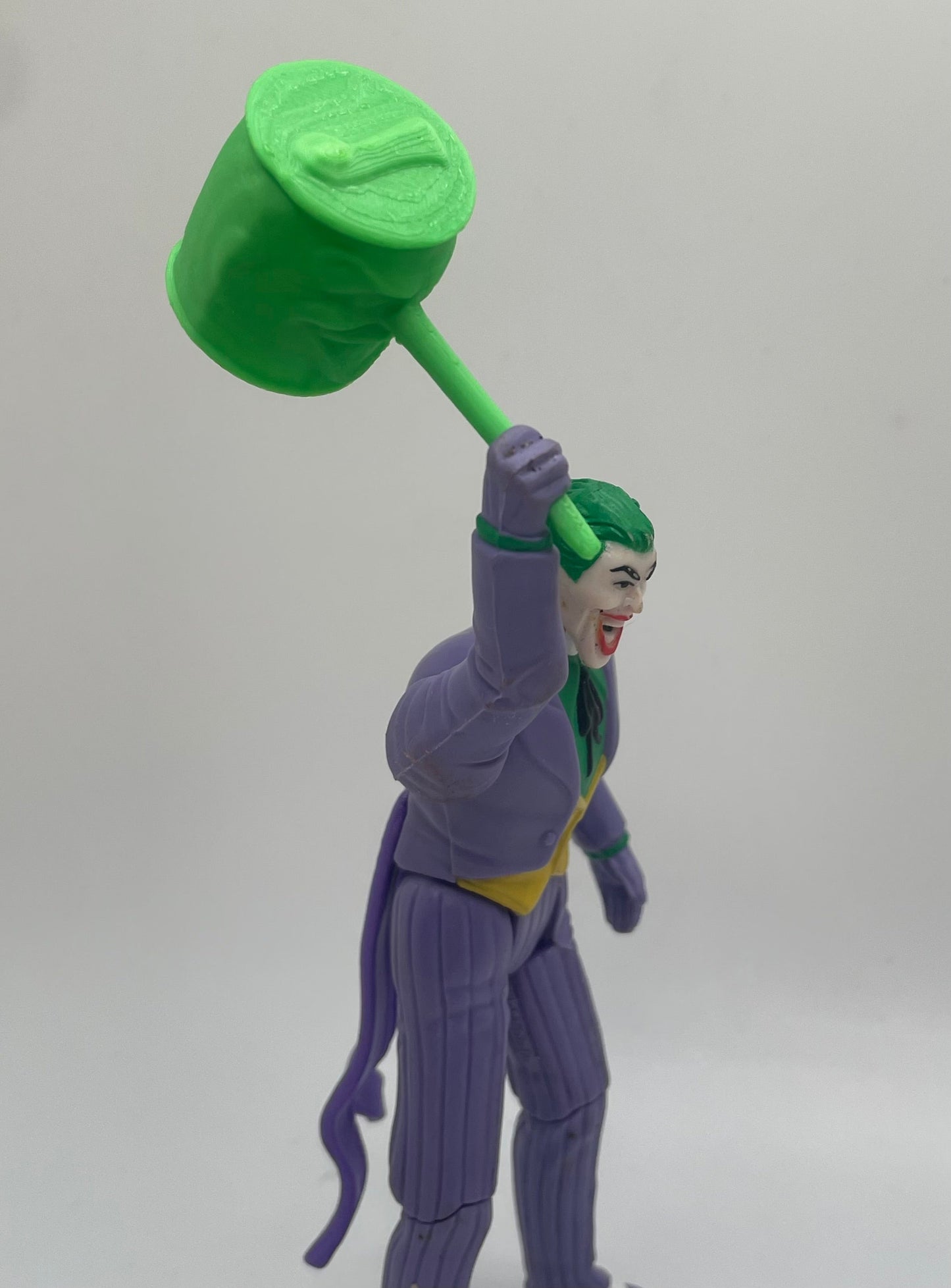 DC Super Powers Joker Hammer & Coat Tail Set Repro Part 1984 Vintage Kenner
