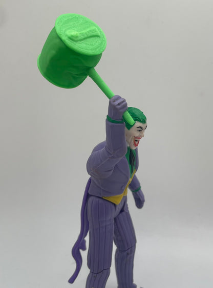 DC Super Powers Joker Hammer & Coat Tail Set Repro Part 1984 Vintage Kenner