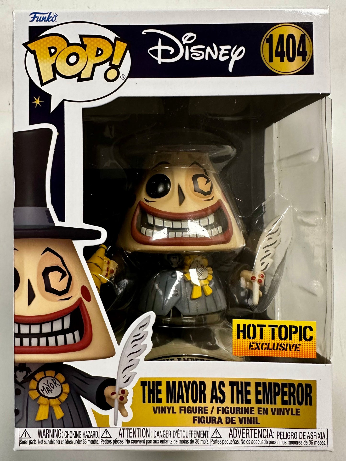 Disney Funko Pop! - Mayor As The Emperor #1404 Nightmare Christmas 2023 Exclusive