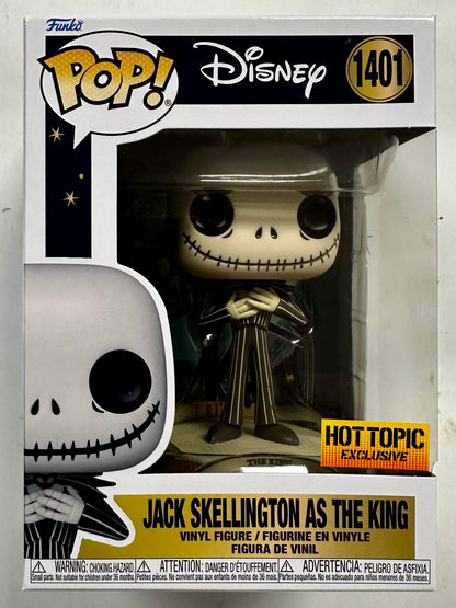 Disney Funko Pop! - Jack Skellington As The King #1401 Nightmare Christmas 2023