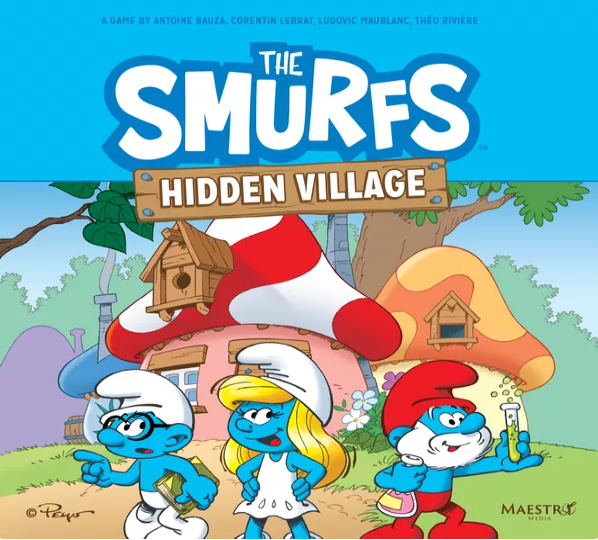 Smurfs` Hidden Village Board Game