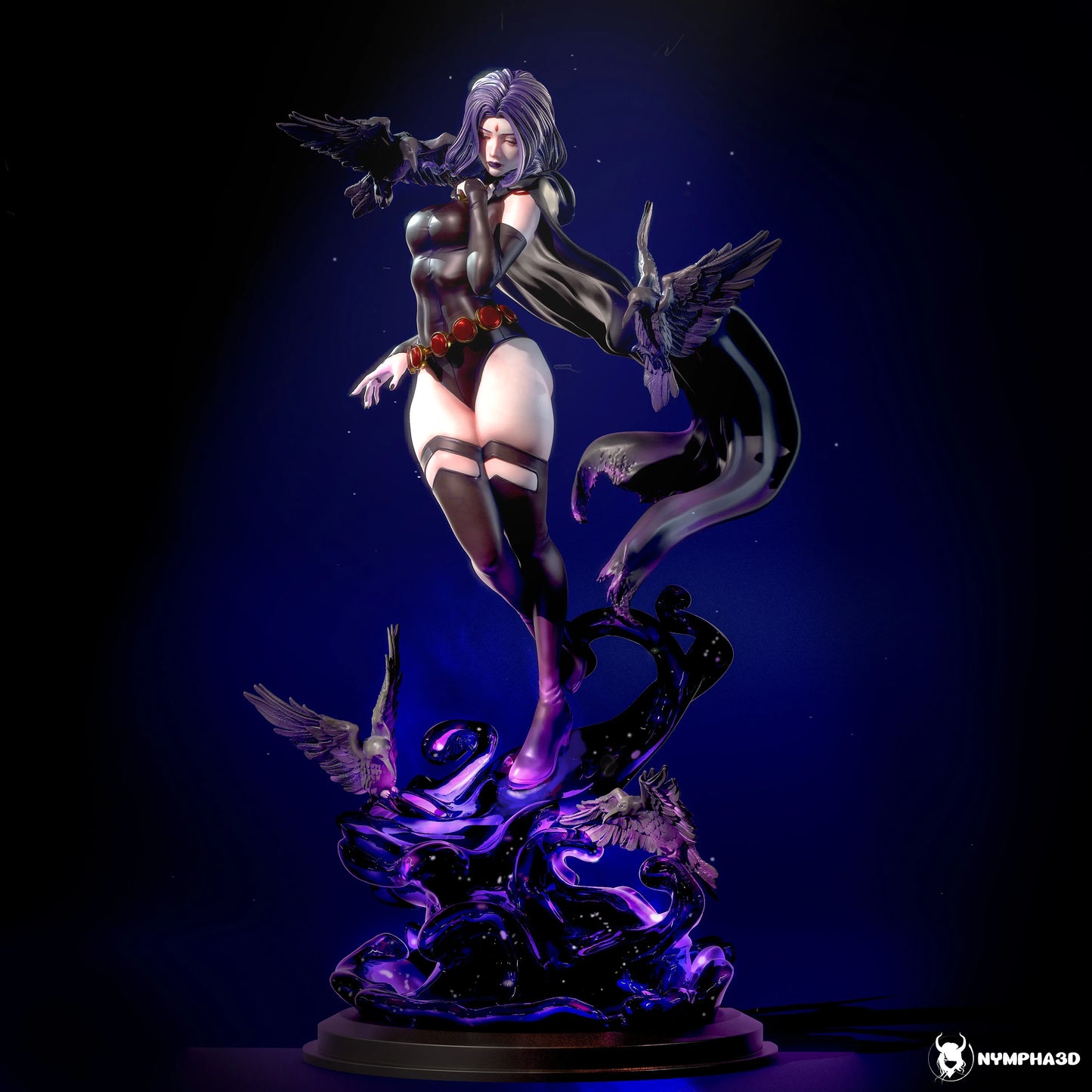 DC Comics Statue - Raven by Nympha3D (1:6 Scale, NSFW)
