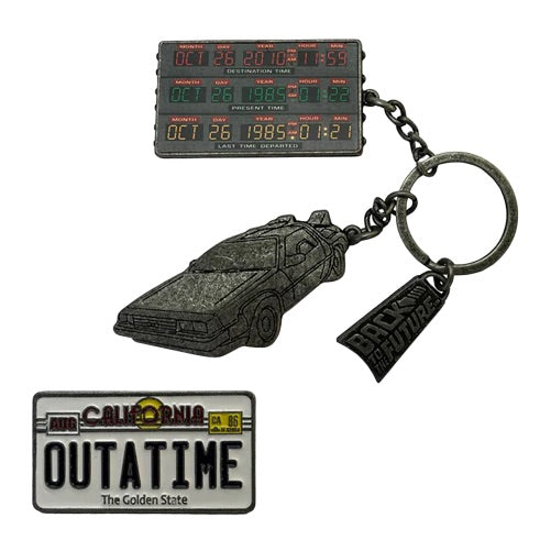Back to the Future CHS™ Keychain and Pin Set