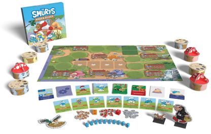 Smurfs` Hidden Village Board Game