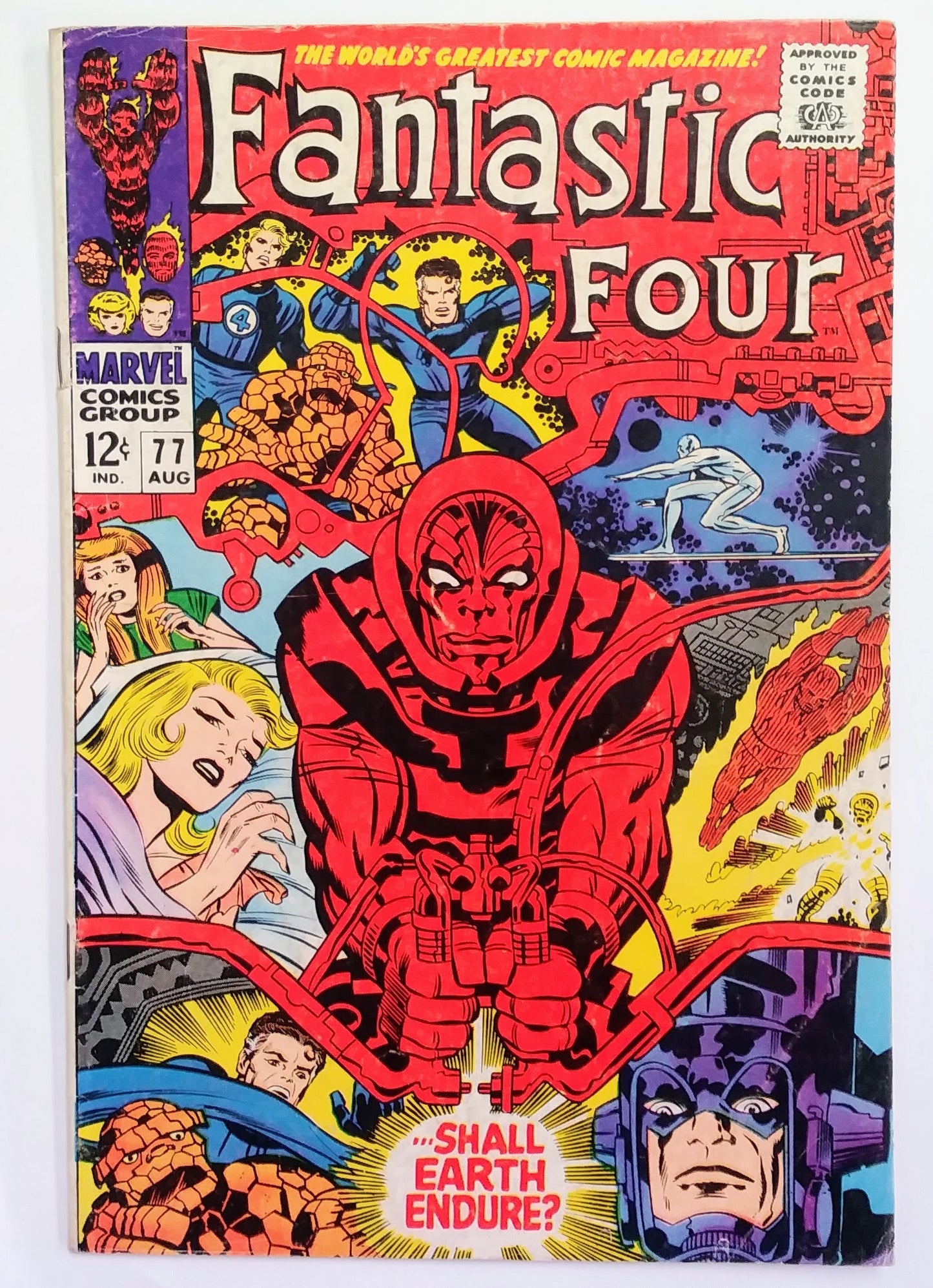 Fantastic Four #077, Marvel Comics (August 1968, VG)