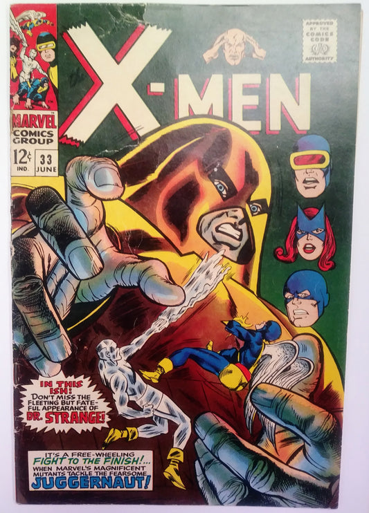 X-Men #033, Marvel Comics (June 1967, G/VG)