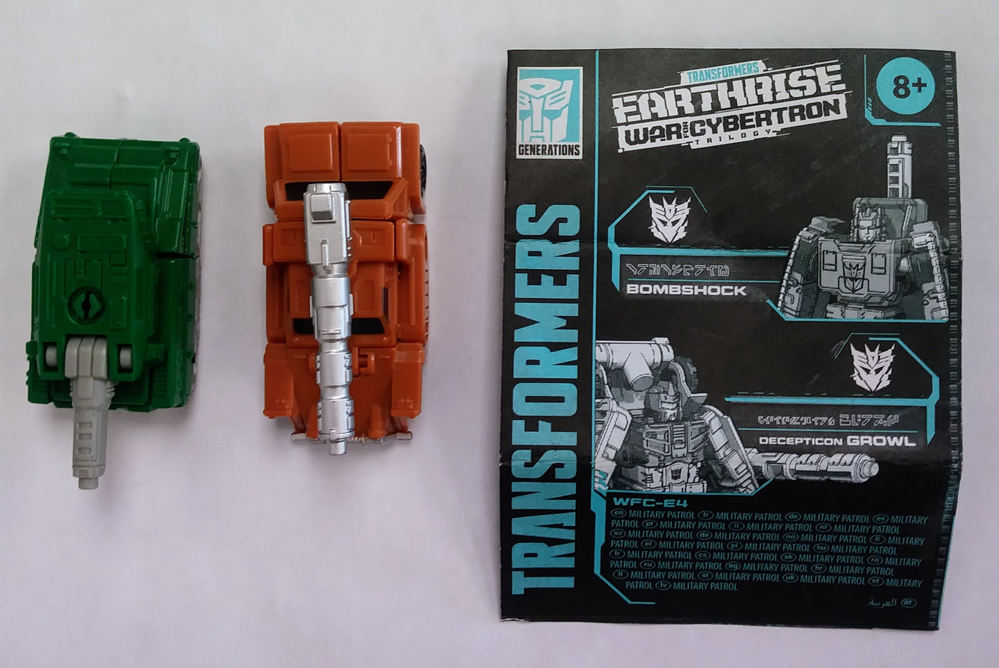 Transformers Micro Masters figure set - Decepticons Bombshock and Growl (Earthrise)