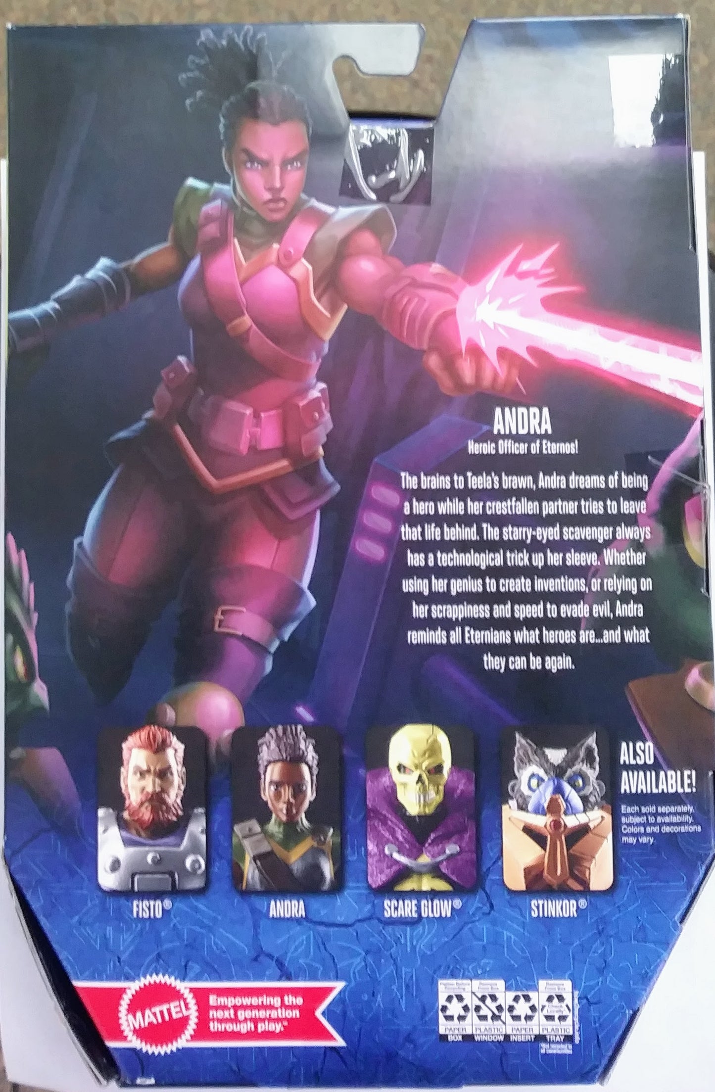 Masters of the Universe carded action figure - Andra