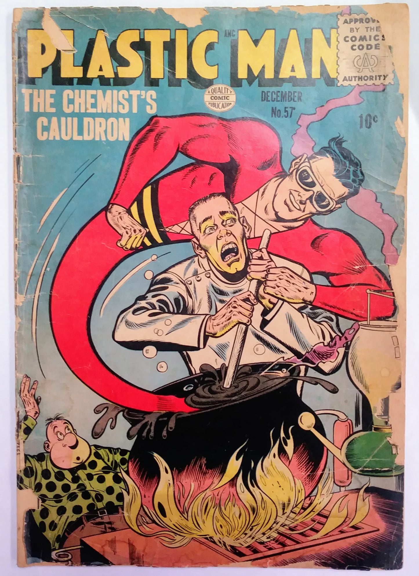 Plastic Man #57, DC Comics (December 1955)