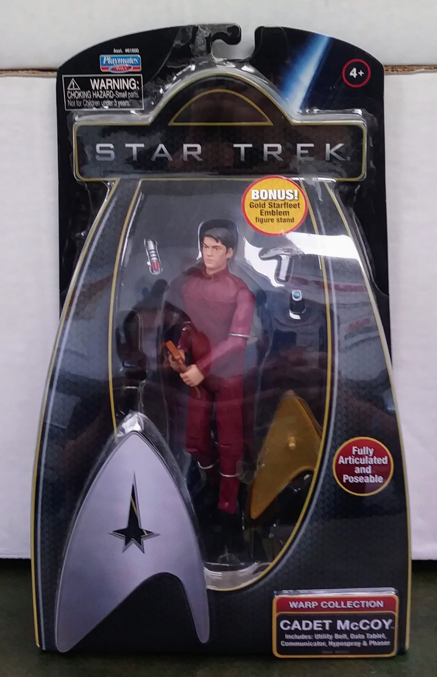 Star Trek carded action figure - Cadet McCoy