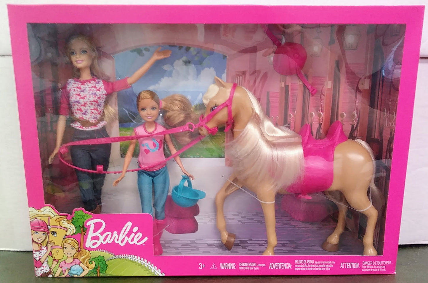 Barbie Doll Set - Sisters Moments Riding Lesson (2018)