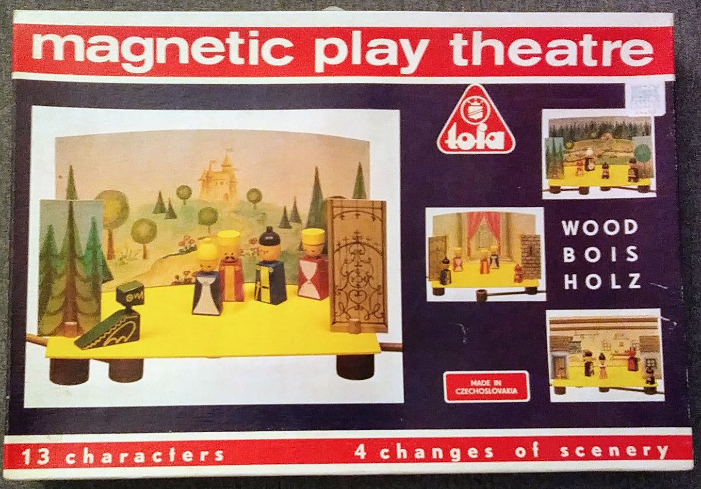 Vintage Magnetic Play Theatre Set