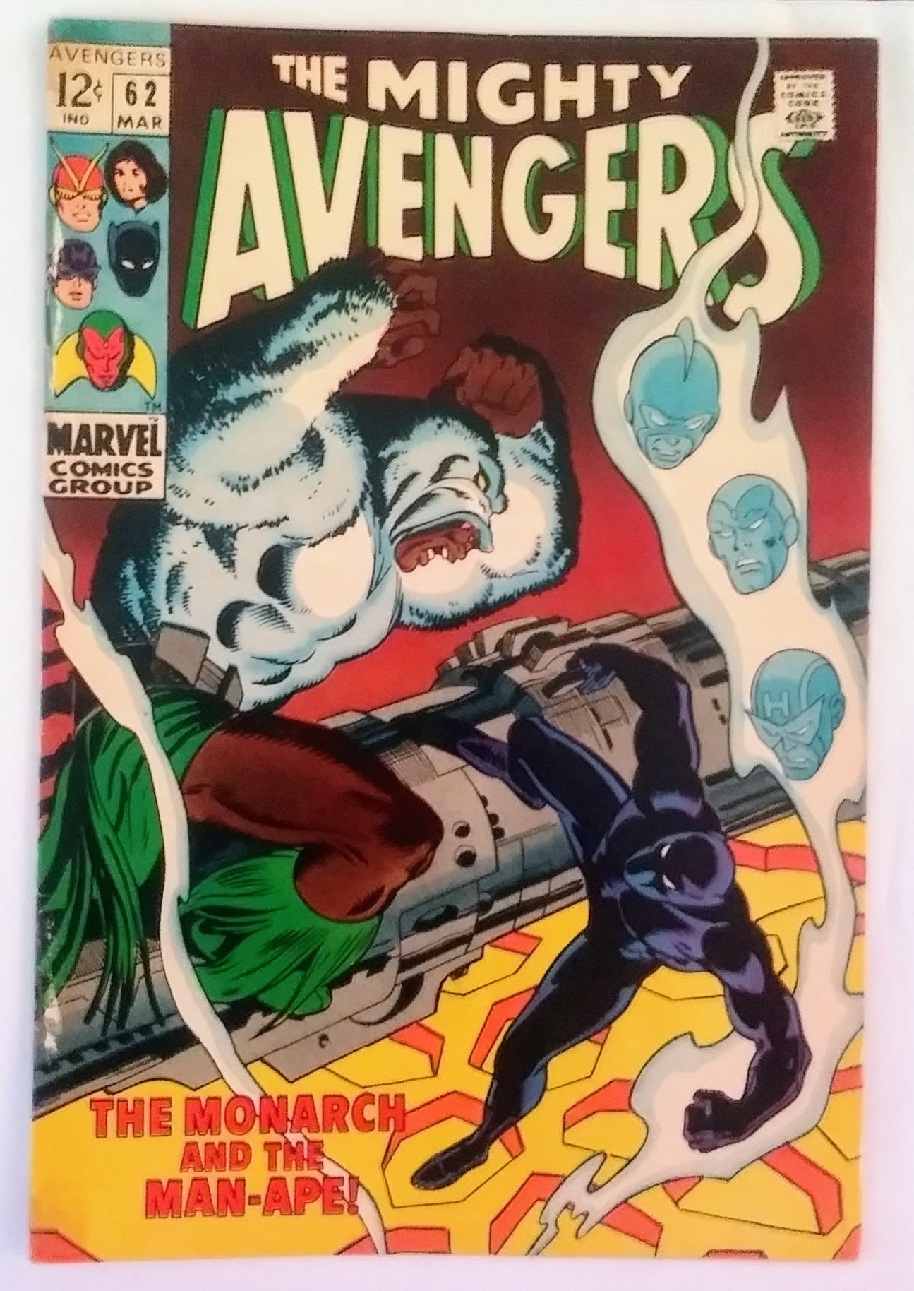 Avengers #062, Marvel Comics (March 1969)