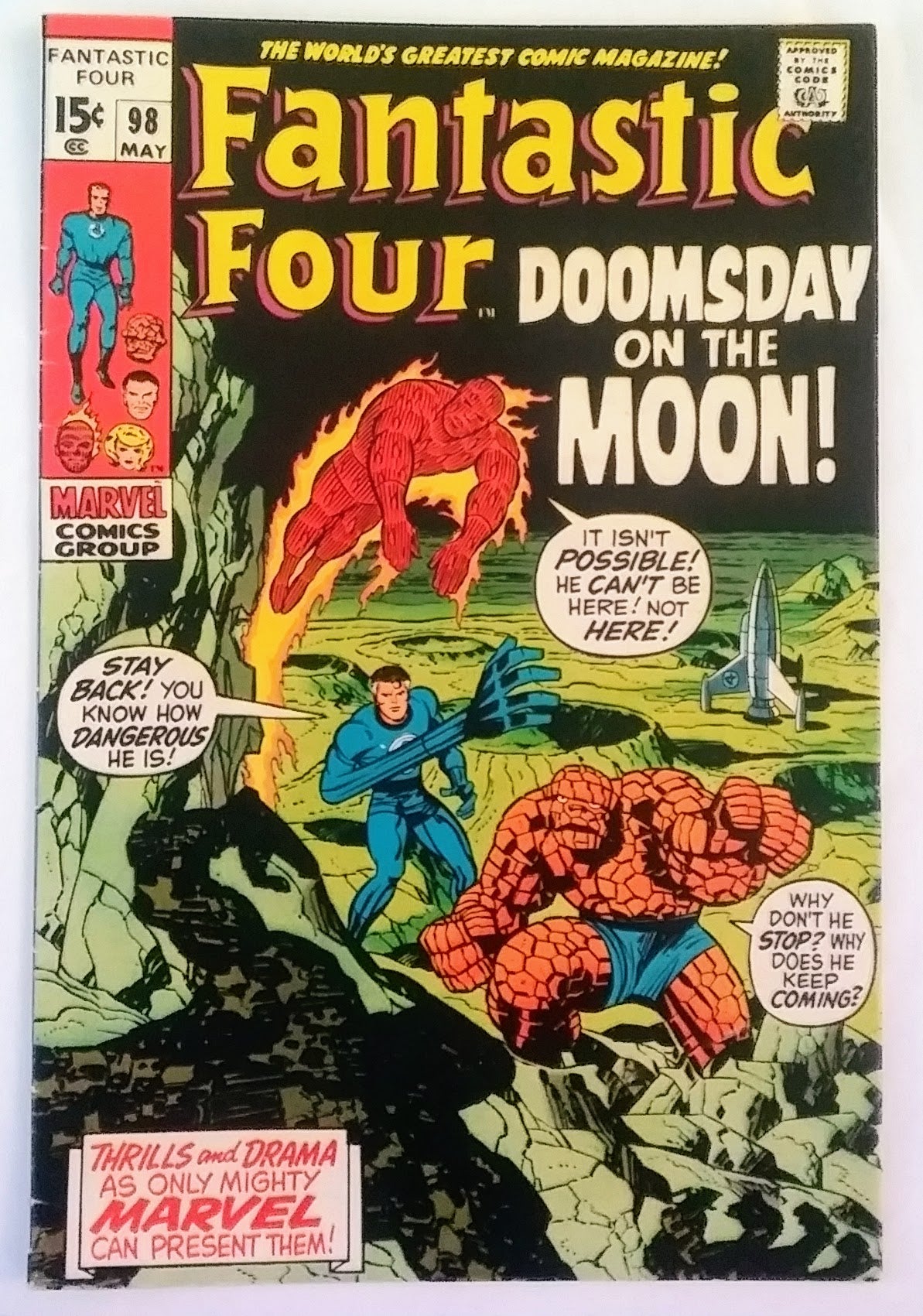 Fantastic Four #098, Marvel Comics (May 1970, VG/F)