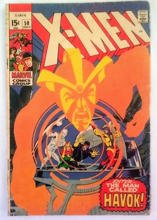 X-Men #058, Marvel Comics (July 1969)