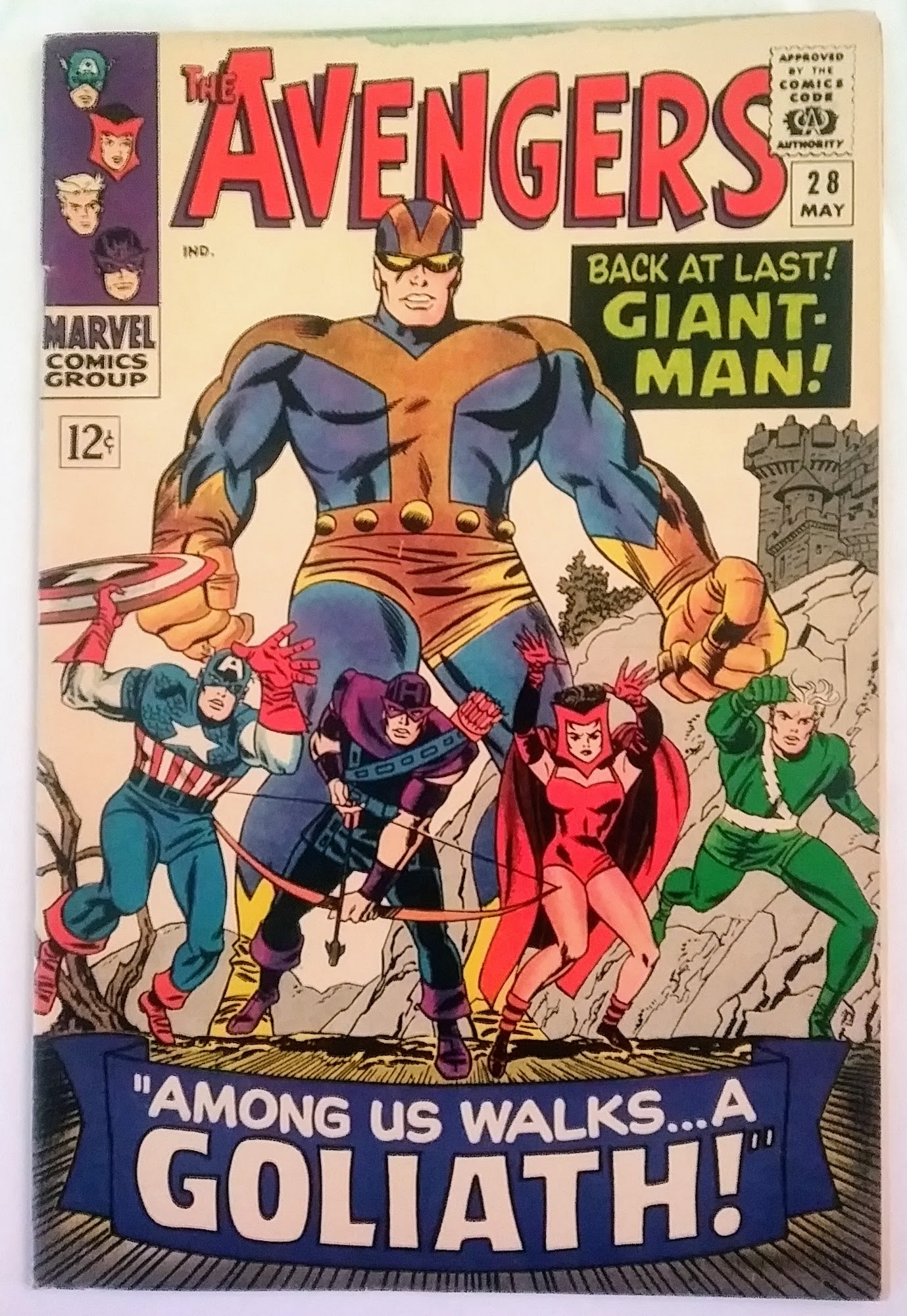 Avengers #028, Marvel Comics (May 1966, VG+)