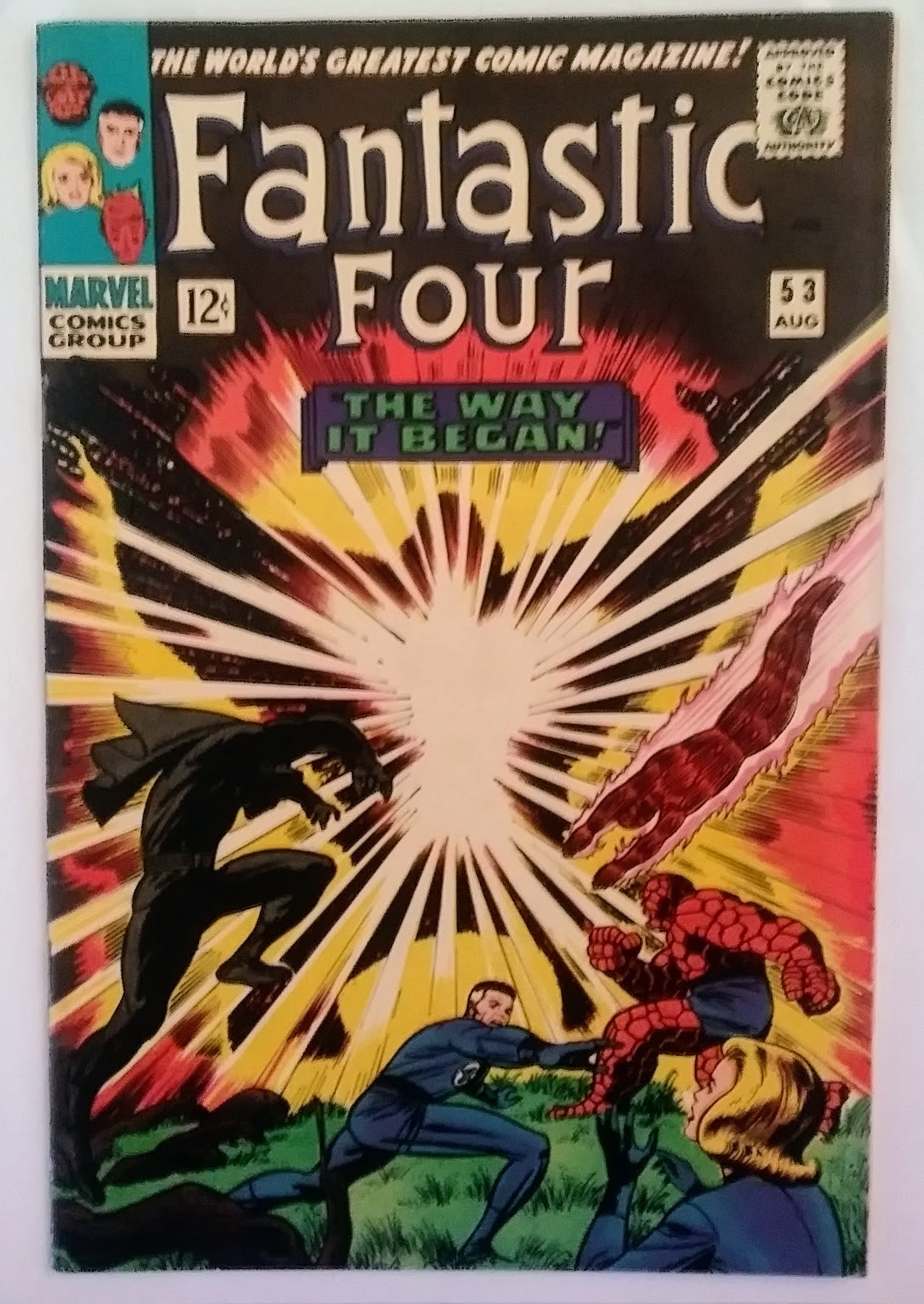 Fantastic Four #053, Marvel Comics (August 1966, VF)