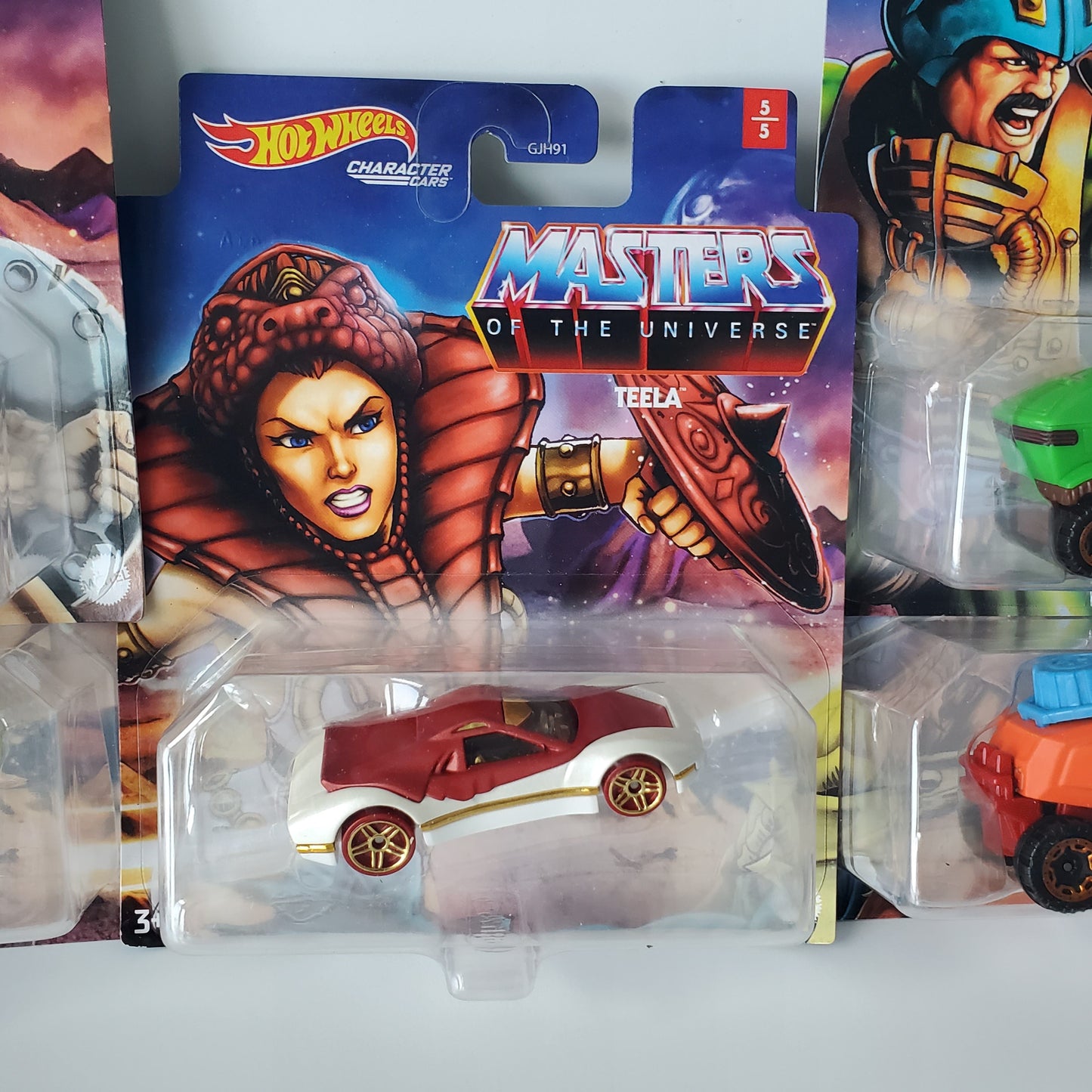 Masters of the Universe Hot Wheels Character Car 5 of 5 Complete
