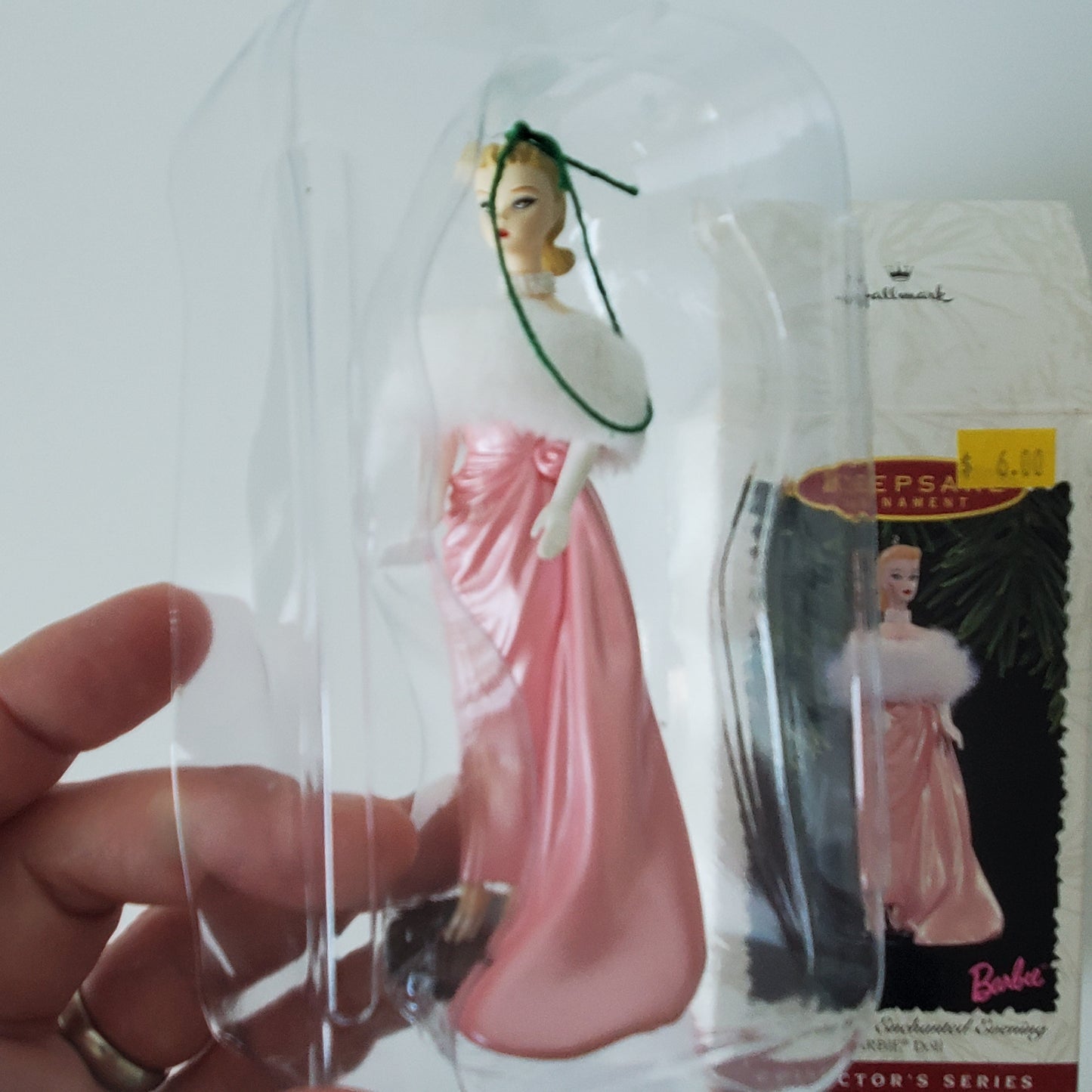 Barbie Ornament - 1996 Hallmark Barbie Enchanted Evening Christmas Ornament