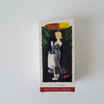 Barbie Ornament - 1995 Hallmark Barbie Solo in the Spotlight Christmas Ornament