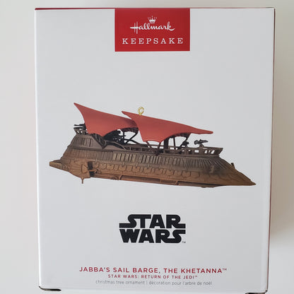 Star Wars Ornament - 2023 Hallmark Star Wars Jabba's Sail Barge Ornament