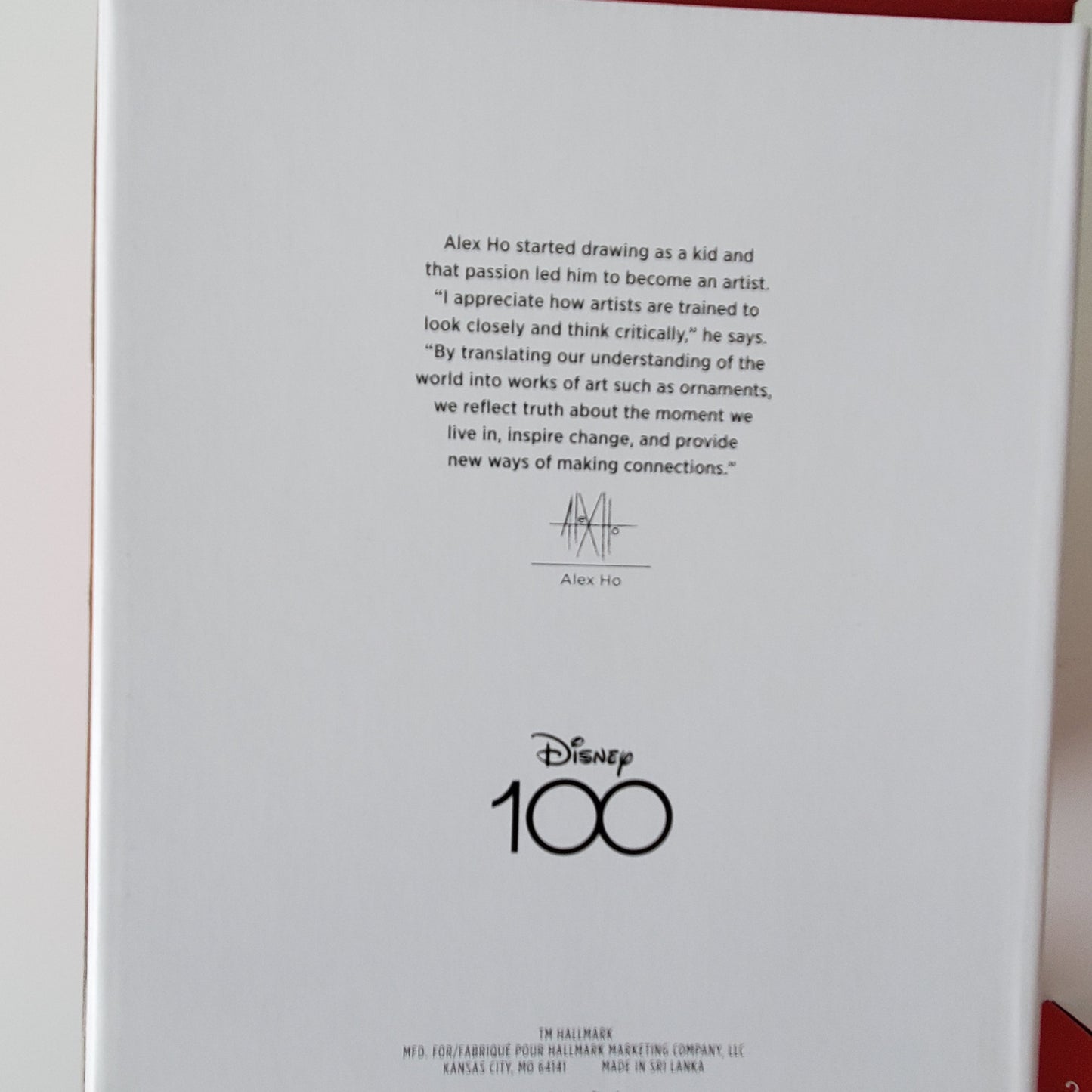 Disney Ornament Set - 2023 Hallmark Disney Pixar and Princesses 100th Anniversary Christmas Ornament Set