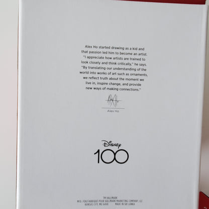 Disney Ornament Set - 2023 Hallmark Disney Pixar and Princesses 100th Anniversary Christmas Ornament Set
