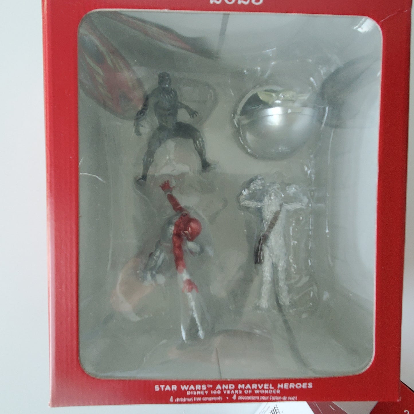 Disney Ornament Set - 2023 Hallmark Disney Star Wars and Marvel Heroes 100th Anniversary Christmas Ornament Set