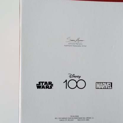Disney Ornament Set - 2023 Hallmark Disney Star Wars and Marvel Heroes 100th Anniversary Christmas Ornament Set