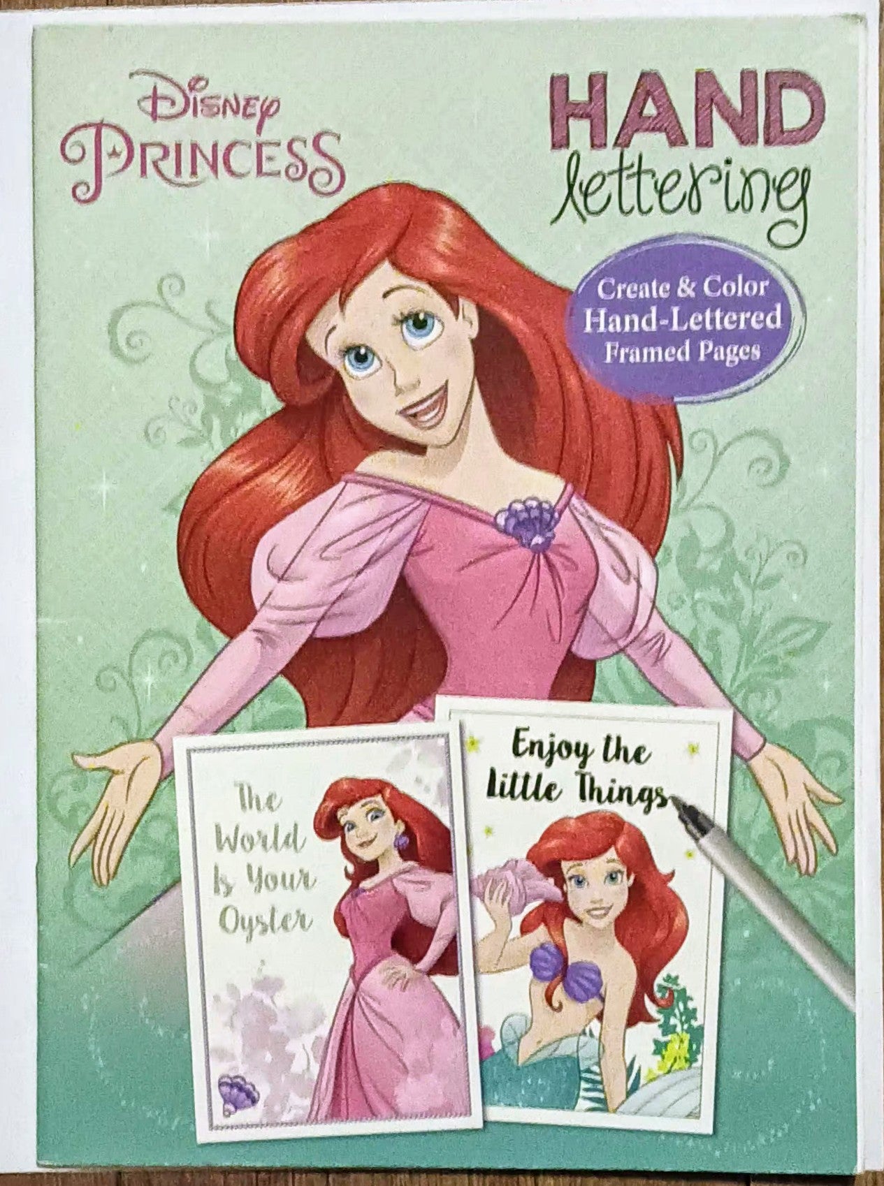 Disney Princess Activity Book - Hand Lettering
