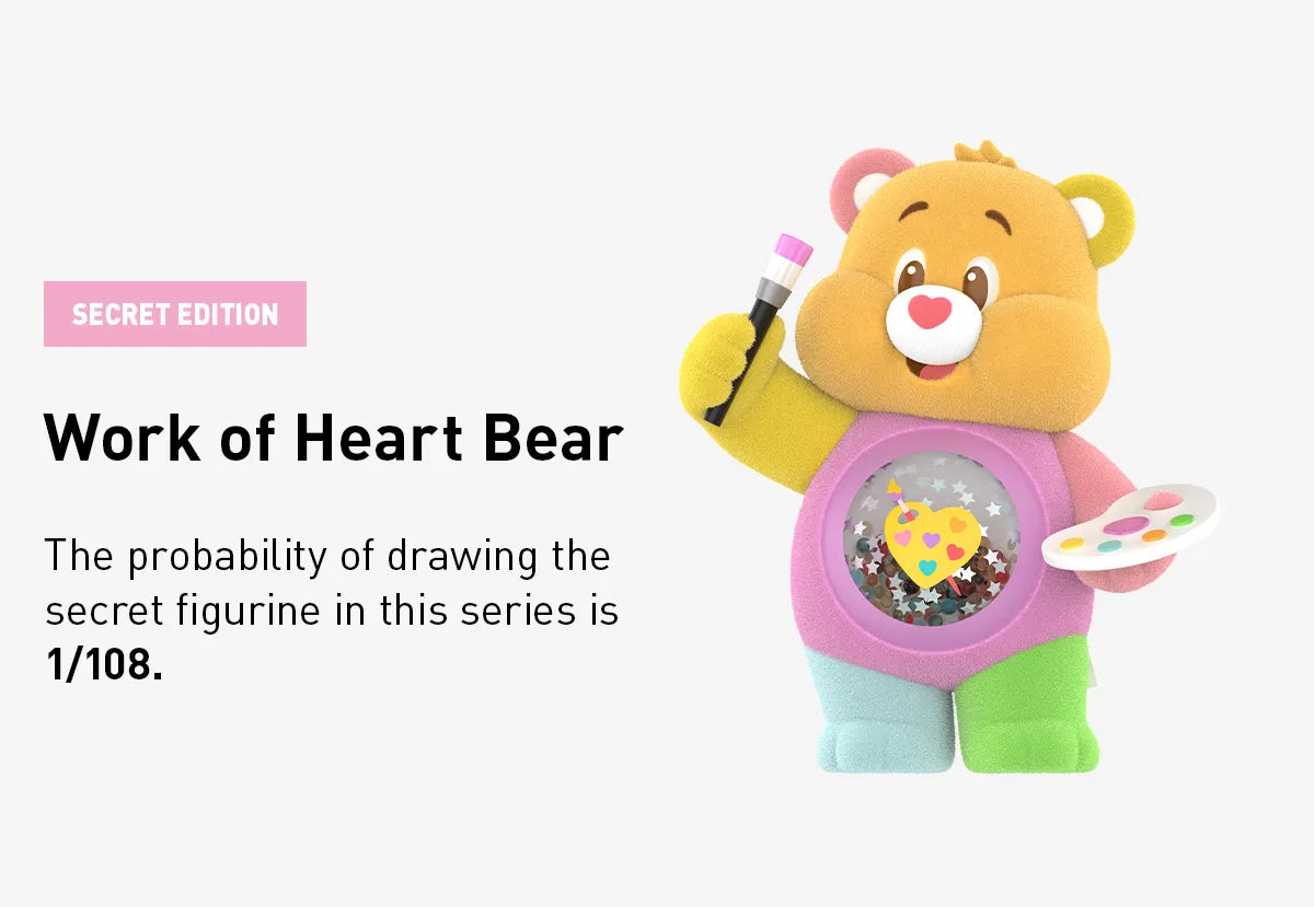 Care Bears Colorful Hugs Series Figures (SEALED)