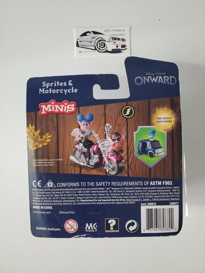 Disney Hot Wheels - Onward Sprites & Motorcycle Minis